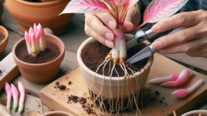 Propagation Techniques Pink Aglaonema