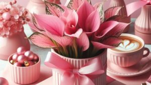 Packaging Ideas Pink Aglaonema