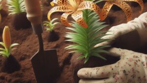 Planting Leopard Lilies